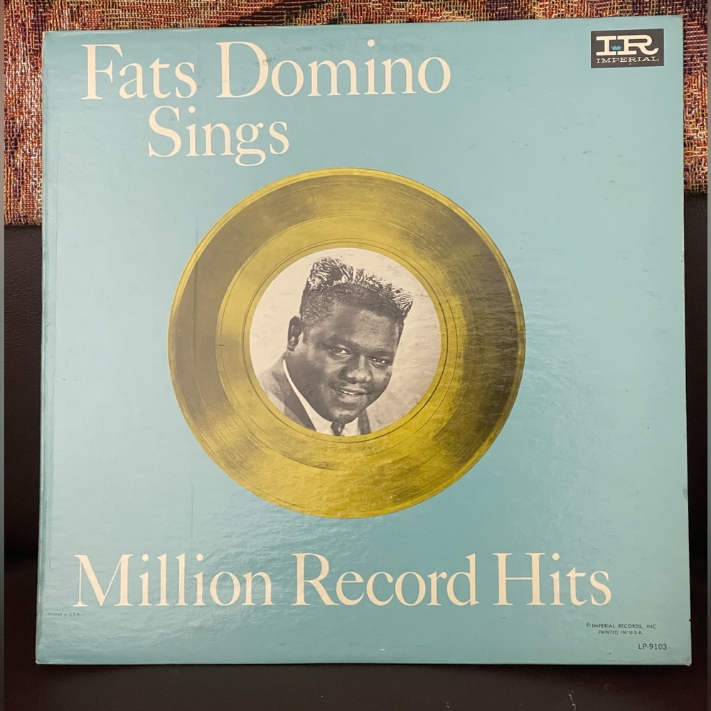 Fats Domino Sings Million Record Hits Vinyl